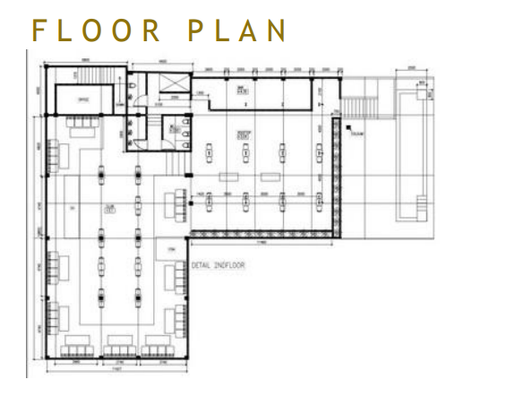 Second floor architectural floor plan